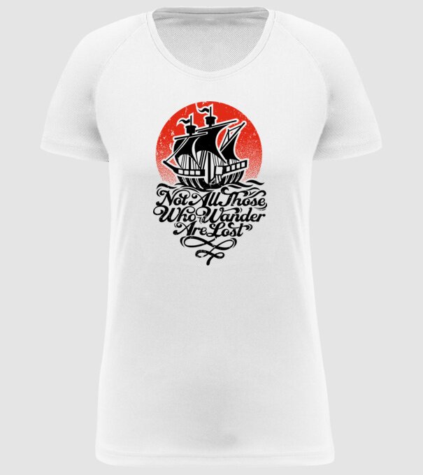 Vapoare model alb pe tricou