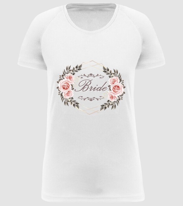 Vintage Bride model alb pe tricou