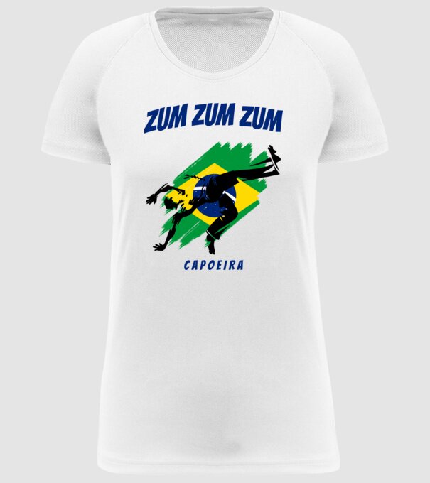 ZUM ZUM ZUM model alb pe tricou