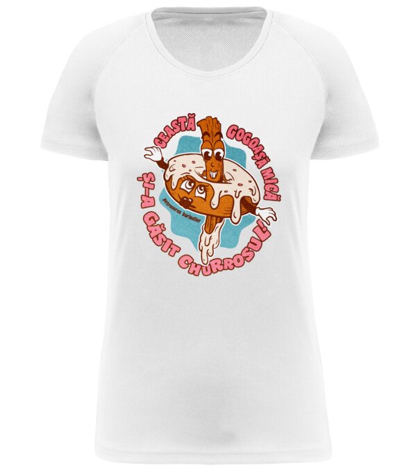  model  pe tricou