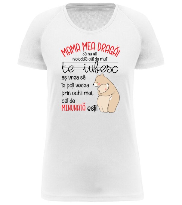  model  pe tricou