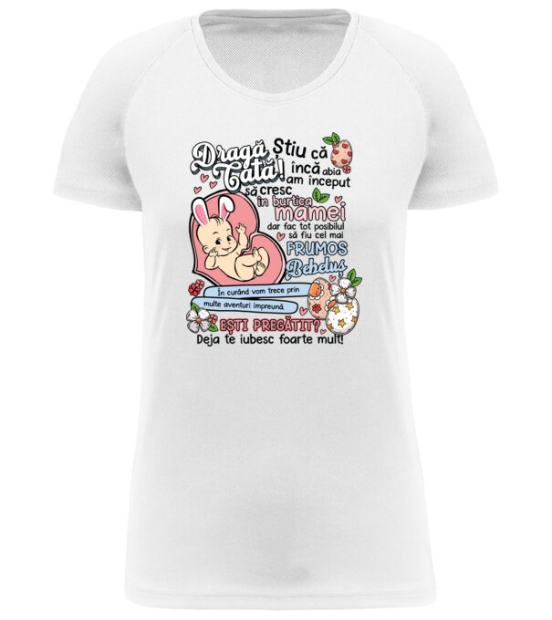  model  pe tricou
