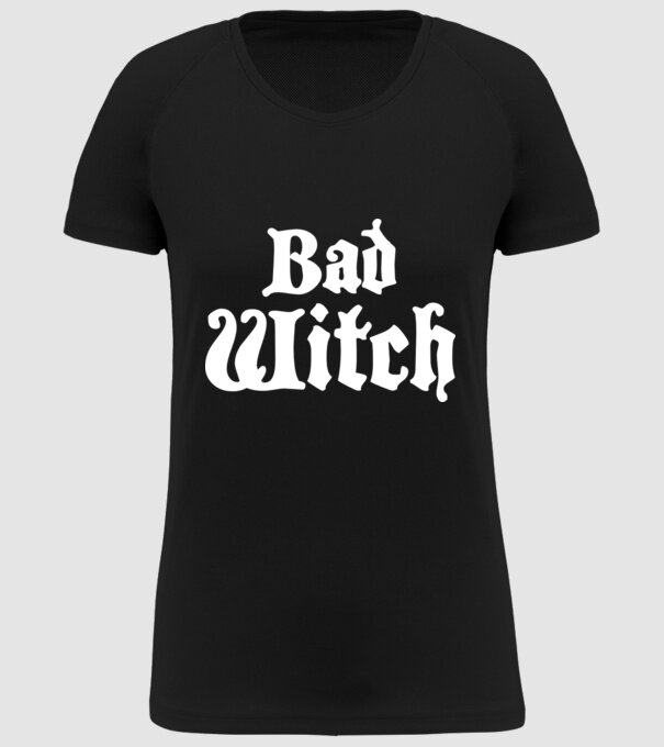 Bad Witch tricou cuplu model negru pe tricou