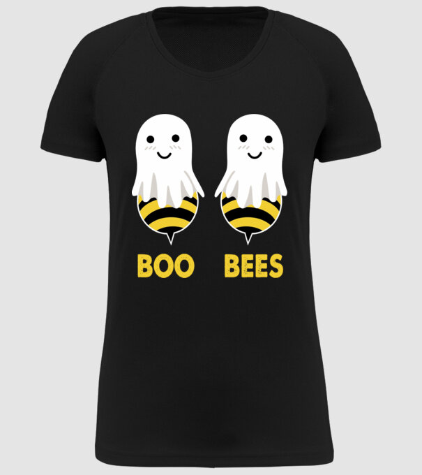 Boo bees model negru pe tricou