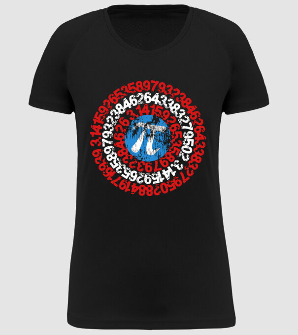 Captain PI model negru pe tricou