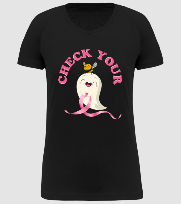 Check your boo-bees model negru pe tricou