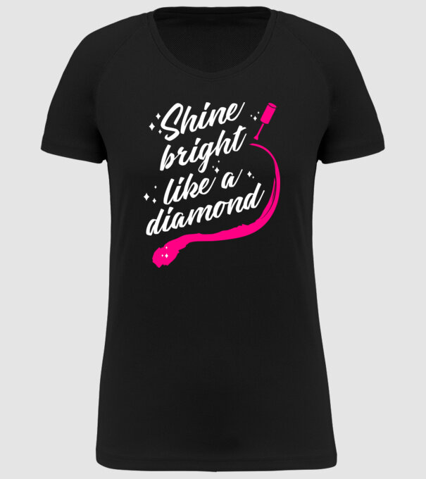 Versuri nail artist model negru pe tricou