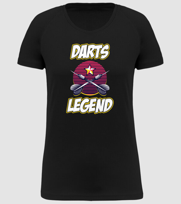 Darts legend model negru pe tricou