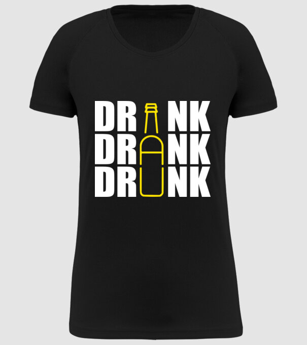 Drink drank drunk model negru pe tricou