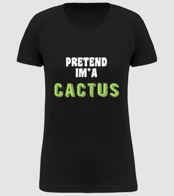 Cactus carnaval model negru pe tricou