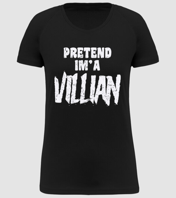 Villian carnaval model negru pe tricou