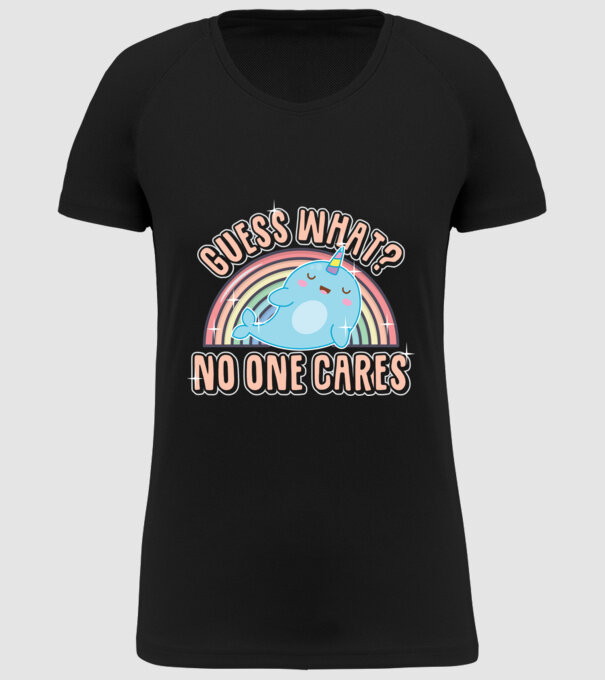 Guess what narval model negru pe tricou