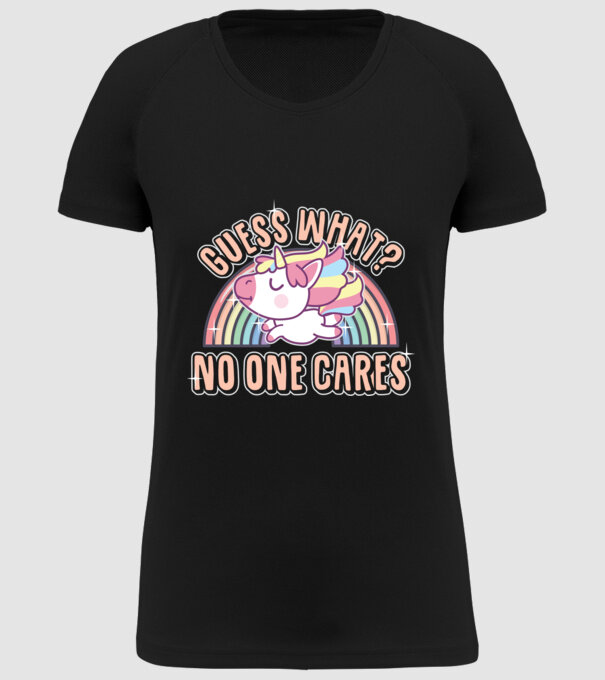Guess what Unicorn model negru pe tricou