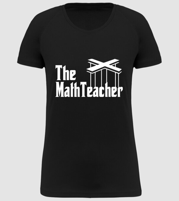 Profesor de matematică Mathteacher Godfather model negru pe tricou
