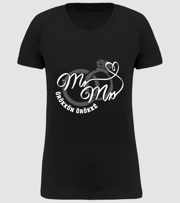 pentru totdeauna model negru pe tricou