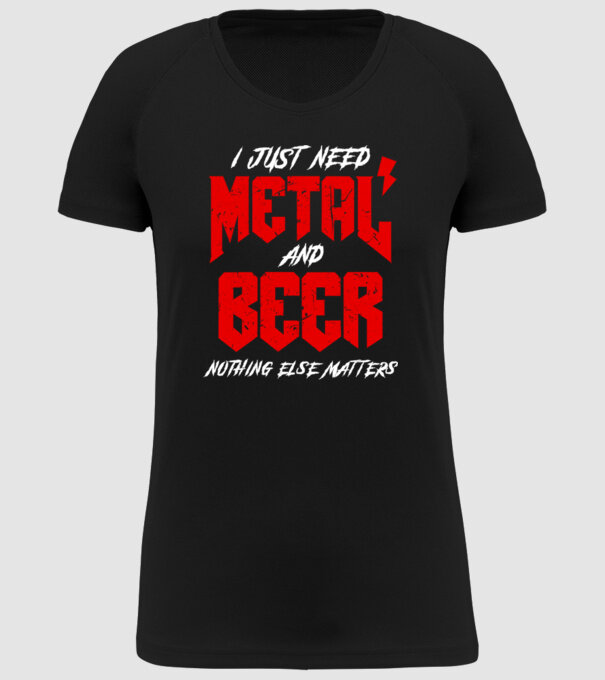Nothing else matters model negru pe tricou
