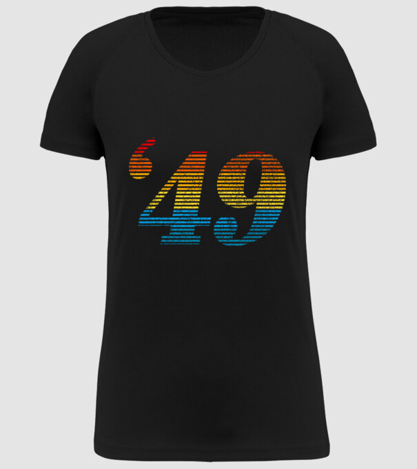 Retro Birthday 1949 model negru pe tricou