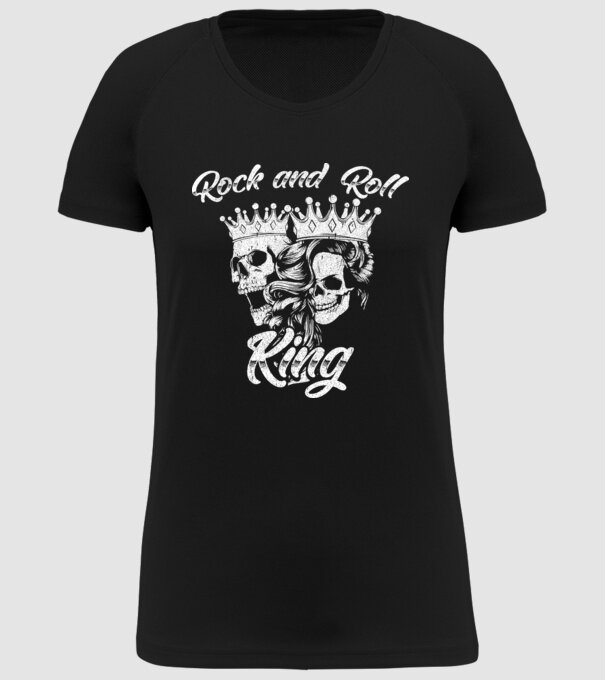 RNR KING model negru pe tricou