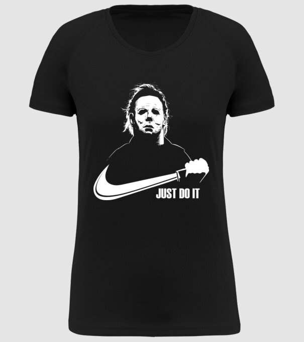 Serial killer model negru pe tricou