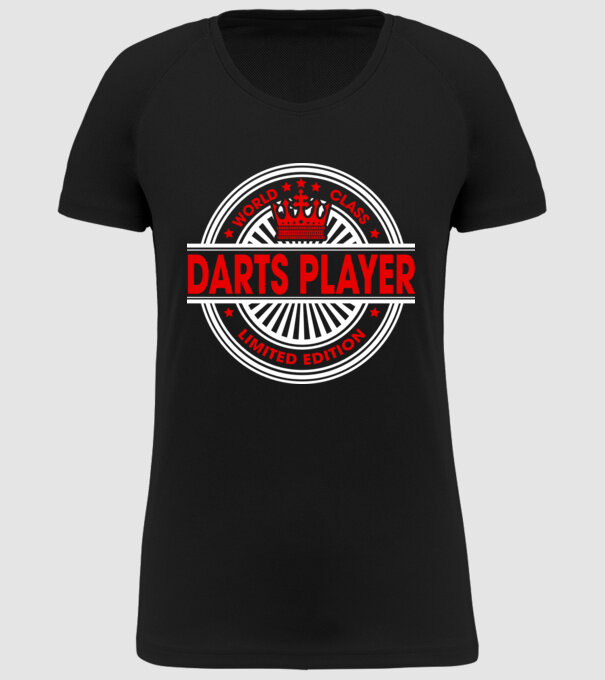 World class DARTS model negru pe tricou