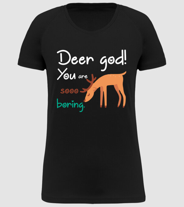 You = boring model negru pe tricou