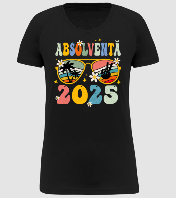 Absolventă 2025 model negru pe tricou