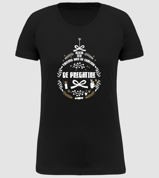acesta este tricoul meu de Crăciun_de pregătire model negru pe tricou