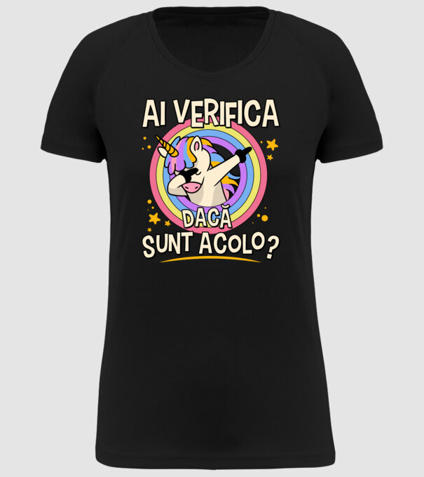 Ai verifica dacă sunt acolo? model negru pe tricou