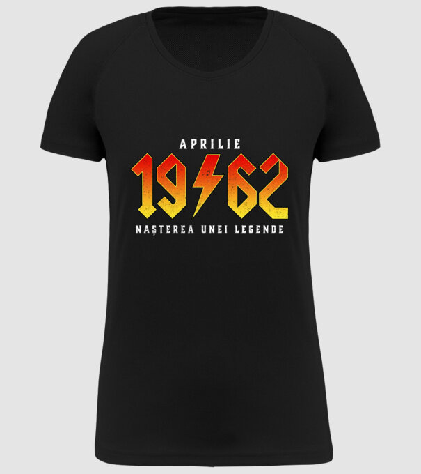 Aprilie 1962 nașterea unei legende model negru pe tricou
