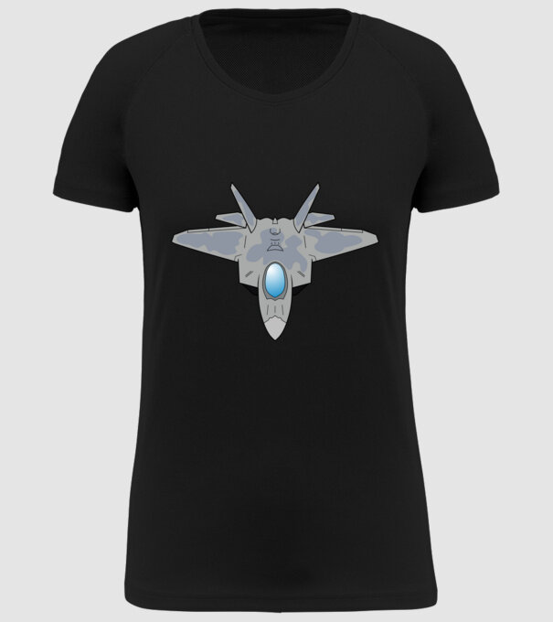 Avioane model negru pe tricou