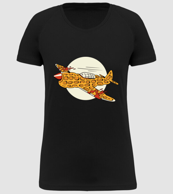 Avioane model negru pe tricou