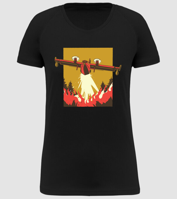 Avioane model negru pe tricou