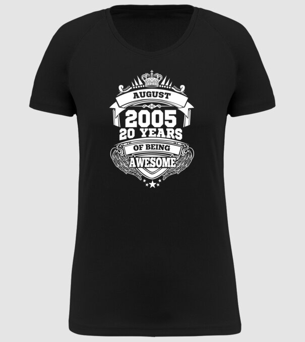 Awesome being of august 2005 model negru pe tricou
