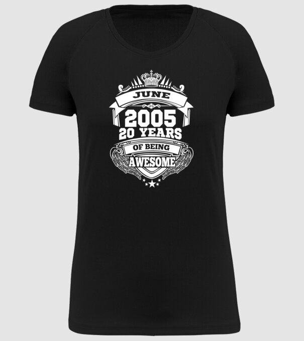 Awesome being of june 2005 model negru pe tricou
