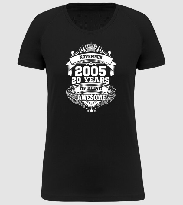 Awesome being of november 2005 model negru pe tricou