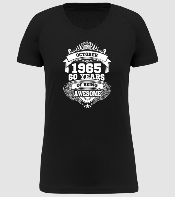 Awesome being of october 1965 model negru pe tricou