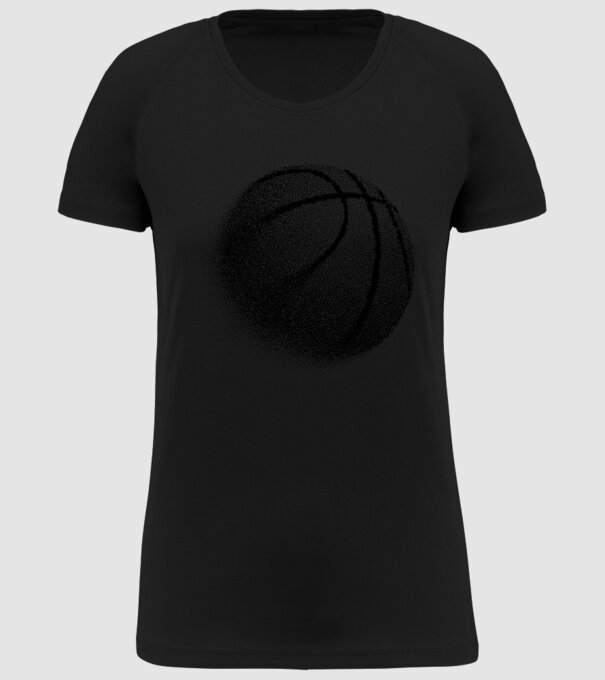 Basketball model negru pe tricou
