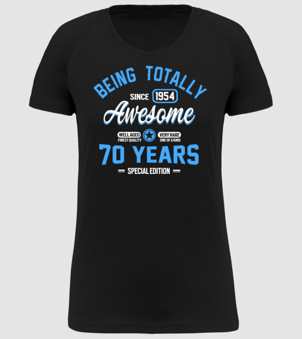 Being totally awesome 70 model negru pe tricou