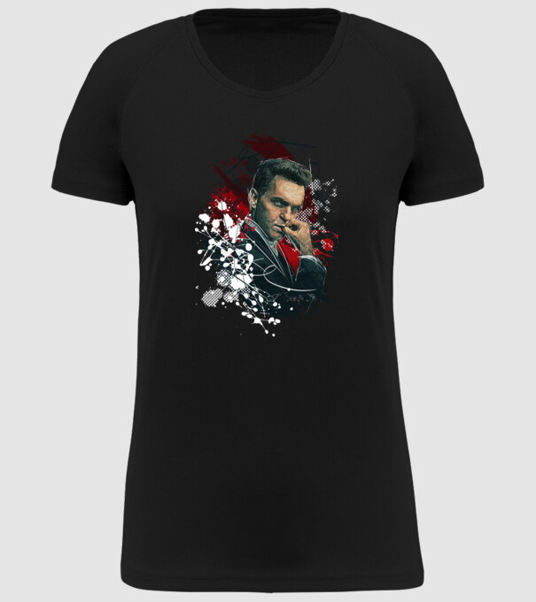 berlin poster model negru pe tricou