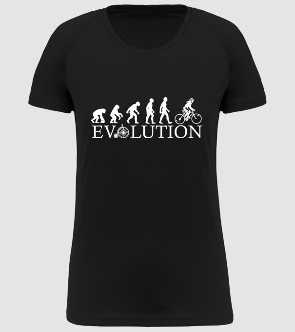 Bike evo model negru pe tricou