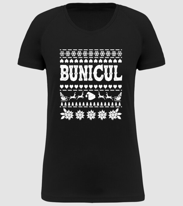 Bunicul model negru pe tricou