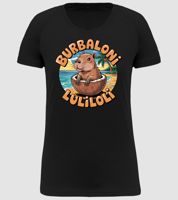 Burbaloni Luliloli model negru pe tricou
