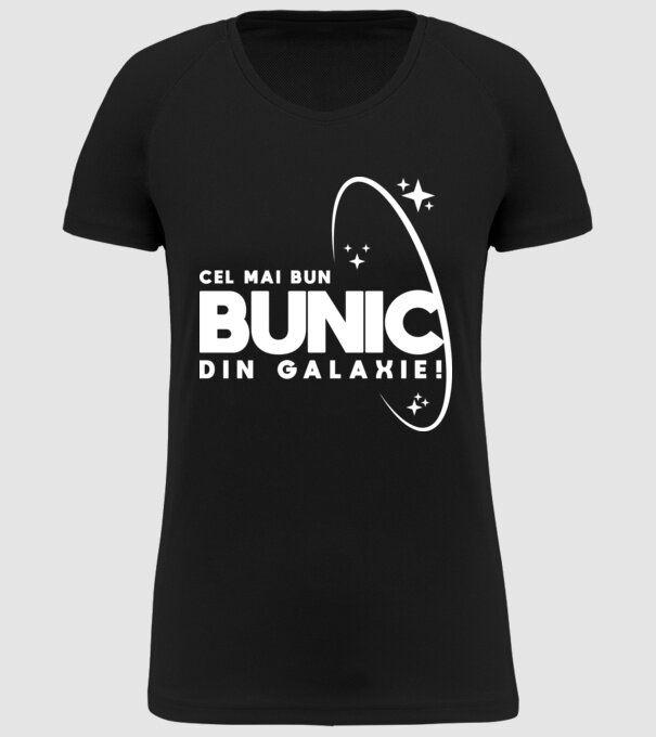 Cel mai bun bunic din Galaxie! model negru pe tricou