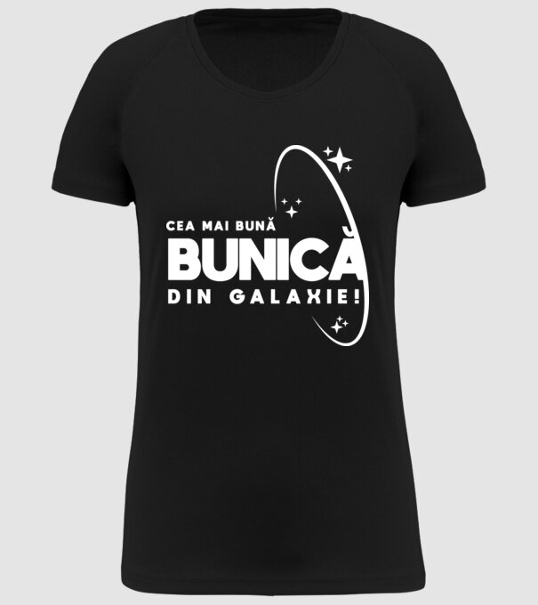Cea mai bună mamă din Galaxie! model negru pe tricou