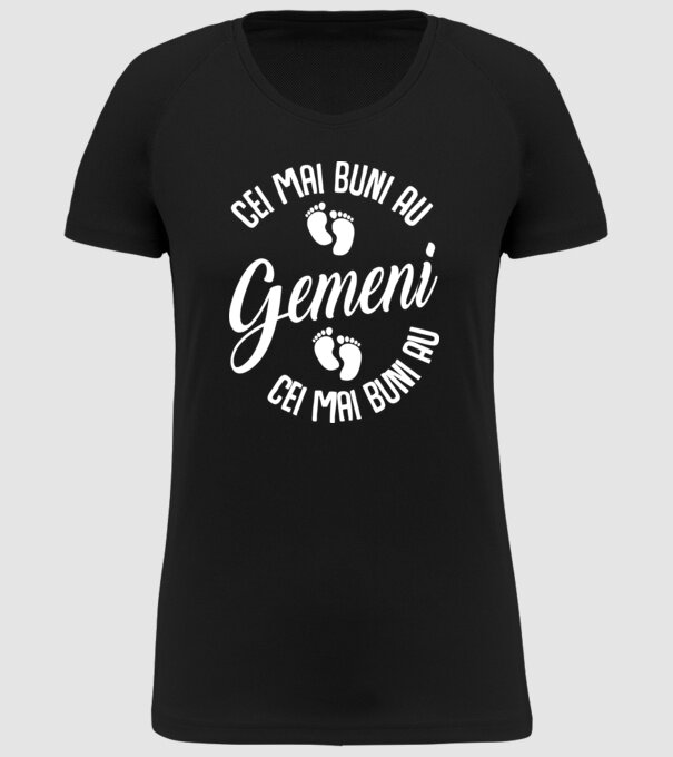 Cei mai buni au gemeni model negru pe tricou