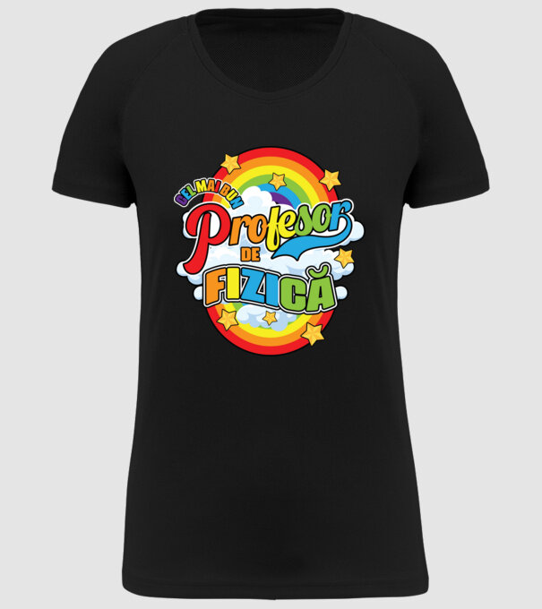 Cel mai bun fizică model negru pe tricou