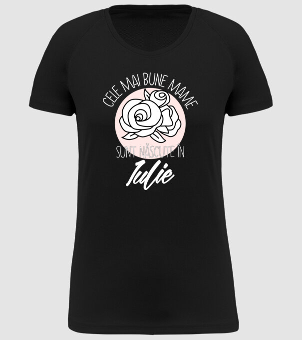 Cele mai bune mame sunt născute în Iulie model negru pe tricou