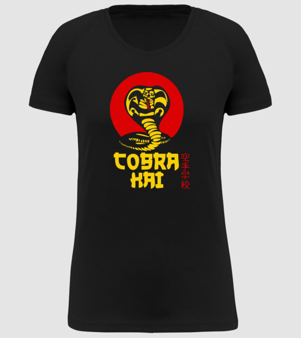 cobra kai japan logo model negru pe tricou