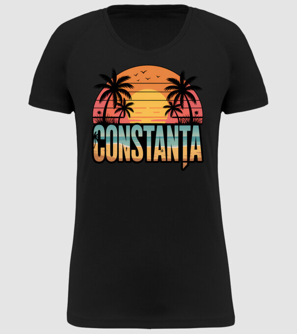 Constanța model negru pe tricou