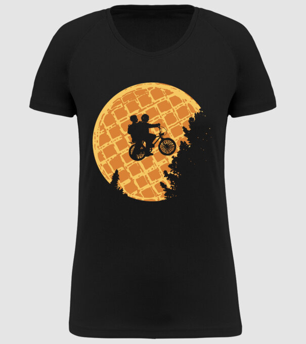cookie moon stranger things model negru pe tricou